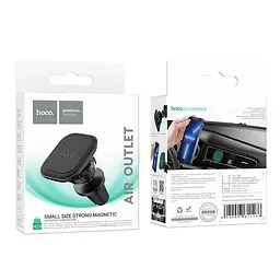 Холдер Hoco H29 Brilliant magnetic car holderair outlet Чорний - мініатюра 2