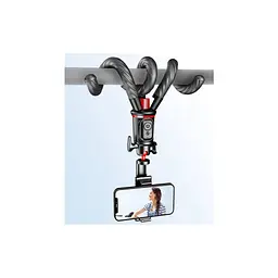 Штатив RTAKO C03 Octopus Extendable Tripod Selfie Stick (with Detachable Phone Holder) Black (6942063212416) - мініатюра 7