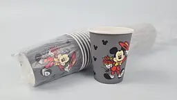 Склянки паперові одноразові, 175 мл, MICKEY MOUSE, Маестро, 50 штук, для гарячих і холодних напоїв - мініатюра 2