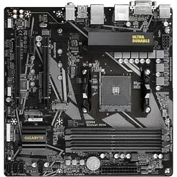 Материнська плата Gigabyte AM4 (B550) B550M DS3H, B550, 4xDDR4, CrossFireX, Int.Video(CPU), 4xSATA3, 2xM.2, 1xPCI-E 16x 4.0, 1xPCI-E 16x 3.0, 1xPCI-E 1x 3.0, ALC887, GLan, 6xUSB3.2/6xUSB2.0, DVI-D/HDMI, MicroATX