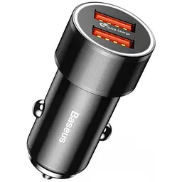 Автомобільний зарядний пристрій Baseus Small Screw 3.4A CAXLD-B01 Black