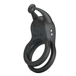 Эрекционное кольцо Pretty Love Goodwin Vibrating Double Penis Ring BI-210222 103652 - миниатюра 9
