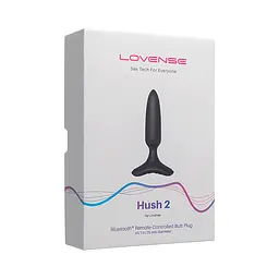 Анальна пробка Lovense Hush 2 XS 12 см (чорний) - мініатюра 5