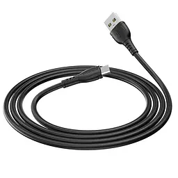 Кабель USB на Micro-USB Borofone BX51 Triumph 1 м чорний - мініатюра 1