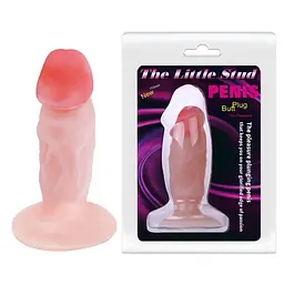 Анальная пробка Baile Little Stud Penis Butt Plug, 10 см, розовый