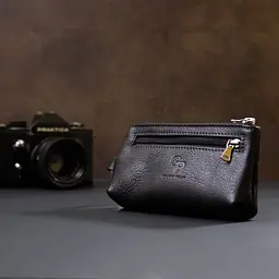 Ключниця з монетницею Grande Pelle 11371 чорний - мініатюра 8