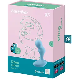 Смарт масажер простати Satisfyer Deep Diver Light Blue - мініатюра 7