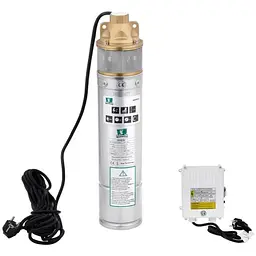Насос глибинний вихровий Pumpman 4SKM100 Нmax 60 м Qmax 2,7 куб.м 750 Вт з пультом (CV029771)
