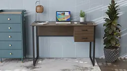 Комп'ютерний стіл Ferrum-decor Таккота 75x120x60 чорний ДСП Дуб Сонома Труфель 16мм (FRD-101918) - мініатюра 4