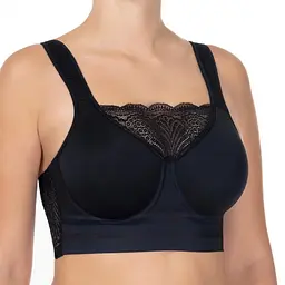 Жіночий топ Effetto Lingerie 018 73 02 чорний 95E