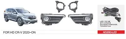 LED Протитуманні фари для Honda CR-V 2019- з проводкою Комплект (HD-2093-LED) - мініатюра 3