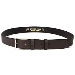 Ремінь шкіряний Grande Pelle коричневий  120х3.5х0.5 см acs0032040 - мініатюра 2