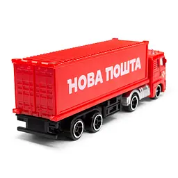 Автомодель колекційна Фура Нова Пошта TechnoDrive 250416CG масштаб 1:64 - мініатюра 5