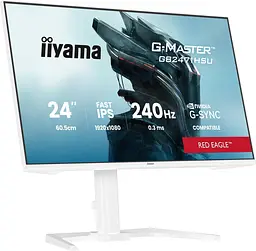 Монітор Iiyama 23.8" GB2471HSU-W1 White FHD IPS 240Hz (GB2471HSU-W1) - мініатюра 4
