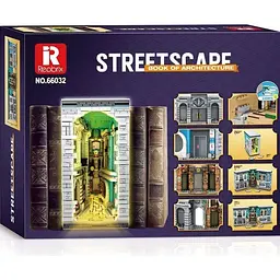 Конструктор Reobrix Вулична Архітектура 3D книга на полицю (66032) [160362] - мініатюра 4