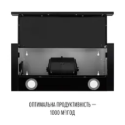 Витяжка телескопічна Perfelli TL 6622 BL 1000 LED - мініатюра 8
