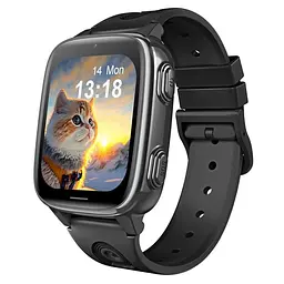 Дитячий смарт-годинник Lemfo D51, 4G чорний - мініатюра 3