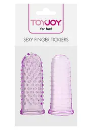 Насадка для фінгерінгу ToyJoy Sexy Finger Ticklers (фіолетовий) - мініатюра 3