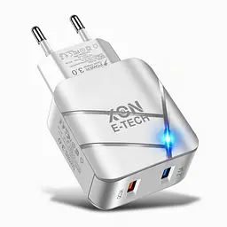 Зарядний пристрій XON PowerCharge 18W (QC3.0) USB Type-А (PCWC018018A2С0W 6181) Білий