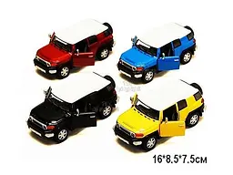 Металевий інерційний джип Toyota FJ Cruiser 5", відкриваються двері (В асортименті) - мініатюра 3