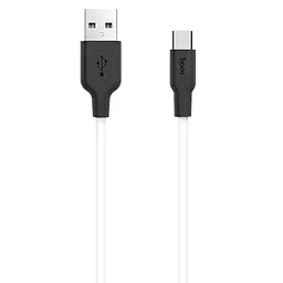 Кабель Hoco X21 Plus Silicone charging cable for Type-C 1m Black &amp; White