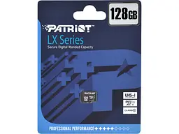 Карта пам'яті Patriot LX microSDXC UHS-I 128 GB (PSF128GMDC10) - мініатюра 3