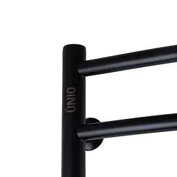 Рушникосушарка UNIO LDE ER 1200-500-12 BLK Драбинка Дуга Еліт чорна (21555) - мініатюра 2