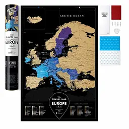 Скретч карта світу 1DEA.me Travel Map Black Europe (13070) - мініатюра 7