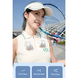 Портативний вентилятор WiWU Twins Neck Fan Wi-FS014 White (6977703655186) [169832] - мініатюра 6