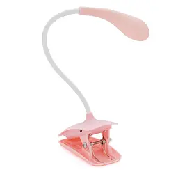 Гнучка настільна лампа з прищіпкою Voltronic SWD812 Pink з органайзером, 3 режими, 4,2 В 300 мА·год - мініатюра 3