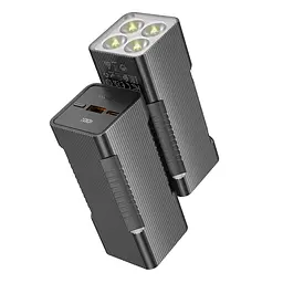 Power bank Hoco Q15 10000mAh PD 22.5W з ліхтарем чорний - мініатюра 3