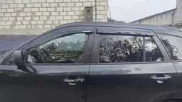 Дефлектори вікон вітровики Hyundai Santa Fe 2006-2012 (Voron Glass) VH21606 - мініатюра 4