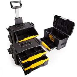 Ящик Stanley Modular Rolling Workshop пластиковий на колесах 86.6x48.8x34.8 см (1-79-206) - мініатюра 6