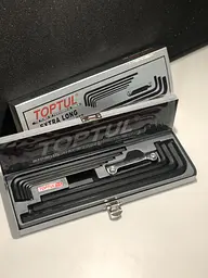Набір шестигранників Г-обр. супердовгих 1.5-14 мм 9од. TOPTUL GAAD1509 - мініатюра 2