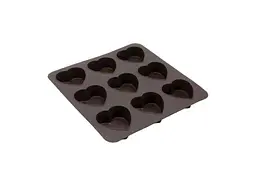 Форма для випікання LESSNER квадратна 25х25х3см мафінів, силікон 10245 Chef Choco