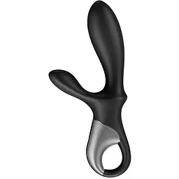 Універсальний смарт-вібратор з підігрівом Satisfyer Heat Climax +