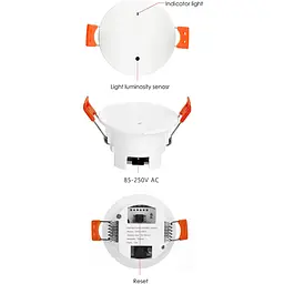Датчик освітлення Tuya WKD-PIR06 ZigBee 5.8G [109107] - мініатюра 3