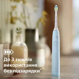 Електрична зубна щітка Philips Sonicare HX7106/01 серії 5300 біло-блакитна - мініатюра 9