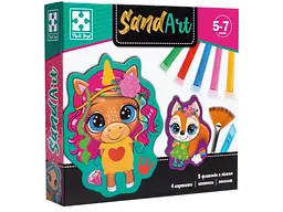 Набір для творчості  Sand Art Веселі друзі Vladi Toys VT4501-01 Різнокольоровий shop (4820234763801)