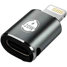 Перехідник AC-015m USB Type-C-Lightning 20W Black XoKo (XK-AC-015m)
