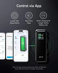 Внешний аккумулятор ANKER Prime 27650 mAh 250W PD (A1340) - мініатюра 3
