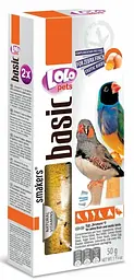 Ласощі для амадинок та екзотичних птахів Lolo Pets Smakers з яйцем 50 г LO-72306