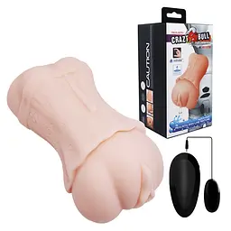 Мастурбатор вагіна Crazy Bull Vagina Masturbator Flesh Vibrating II