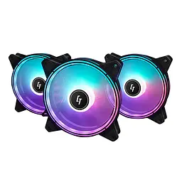 Вентилятор для корпусу 120mm*3 Chieftec Nova NF-3012-RGB fan set - мініатюра 4