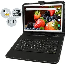 Планшет-телефон Hoozo S 232 LTE 2/32 4G Silver + Чохол-клавіатура - мініатюра 2