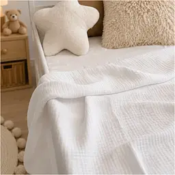 Плед дитячий MirSon Pure Muslin White 60х80 см (2200013892861)