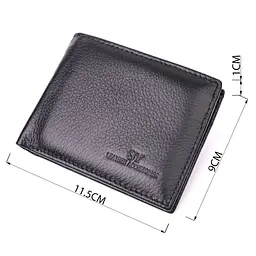 Зручне чоловіче портмоне з натуральної шкіри ST Leather 22482 чорний - мініатюра 3