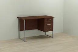 Комп'ютерний стіл Ferrum-decor Гаррі 75x140x70 сірий ДСП Венге 16мм (FRD-105764)