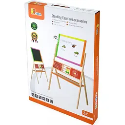 Магнітний мольберт Viga Toys двосторонній (50951) - мініатюра 3
