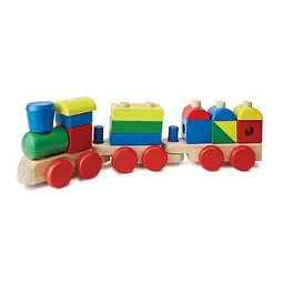 Дерев'яний поїзд з кубиків Melissa&Doug (MD572) - мініатюра 2